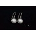 Sterling Silver Earrings With Fresh Water Pearls made in Israel
